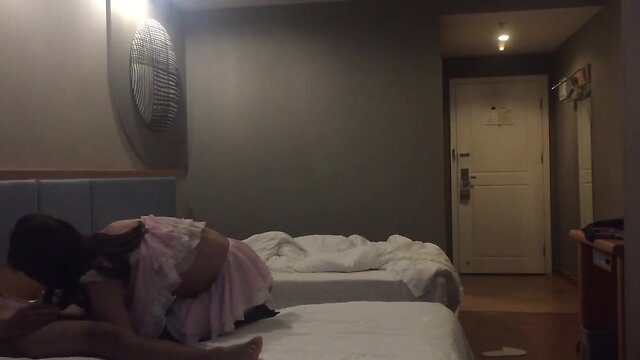 Pretty chinese CD gets hammered