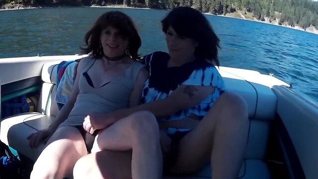 Couple Faith Elaine and Liz Zarko Delight in a Day of Amateur Fishing at the Lake