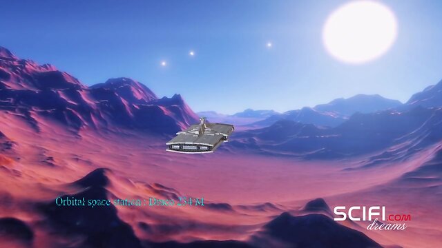 Sultry sex cyborg dickgirl fucks teenager baby in the space station