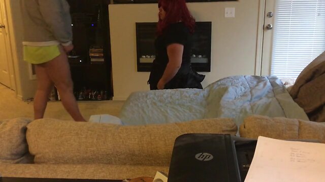 Rough daddy takes amber