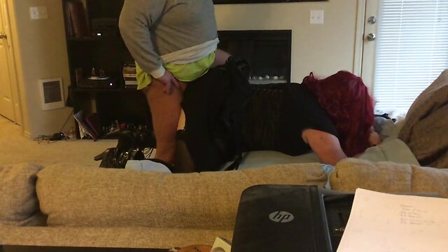 Rough daddy takes amber