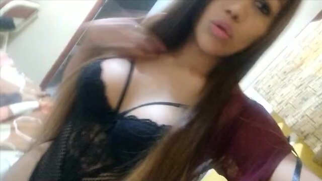 She is brunette and a transsexual and a hooker fisting clients