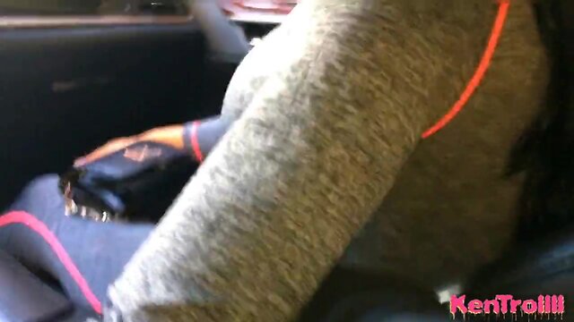 Supadevil wanking off and cumming in public with latino tranny