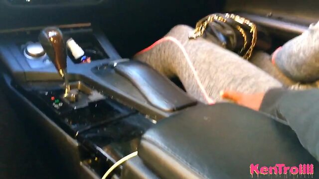 Supadevil wanking off and cumming in public with latino tranny