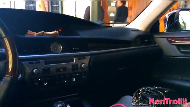 Supadevil wanking off and cumming in public with latino tranny