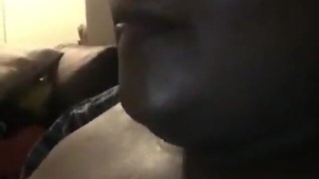 Thick chunky enormous baby shemale swallowing huge ebony penis