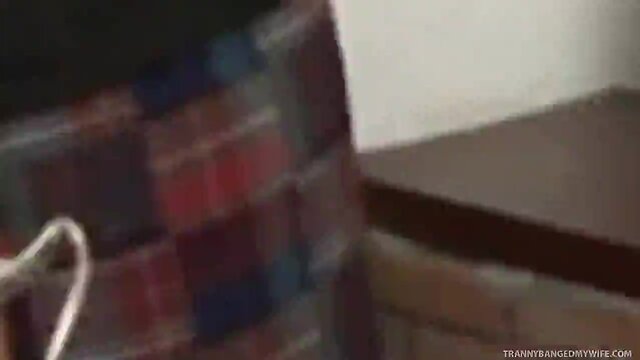 Tgirl fucks husband and wife