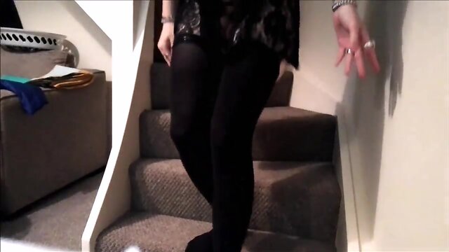 Yolana demontfort crossdresser tran tight panties erection denial