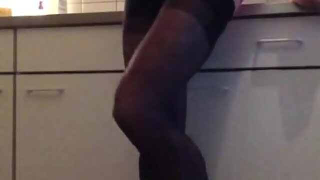 Ebony pantyhose.