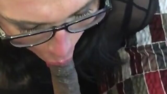 Sissy zoe sucks her first ebony prick