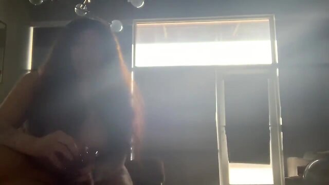 Large butt bbw she-male having fun with a client