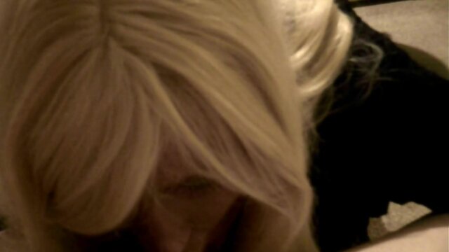 Sandra swallowing schlong again