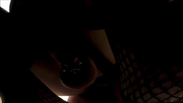 Crossdresser sherri hammered while tiny dick is caged in chastity