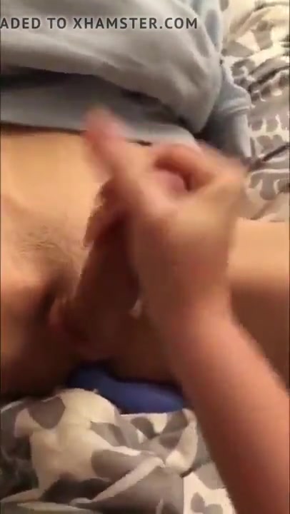 Young Man Enjoys Masturbation with Big Cock - Amateur Couple HD Videos