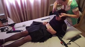 Tranny whore lucy gets pegged by latex nurse essex baby lisa