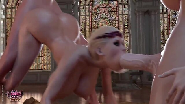 Vampire futa gangbang