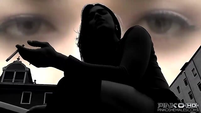 Pinko she-males two t-girl cops and a guy