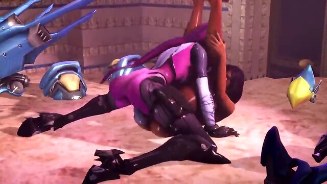 Overwatch-Inspired Futa: Cumshot Finale!