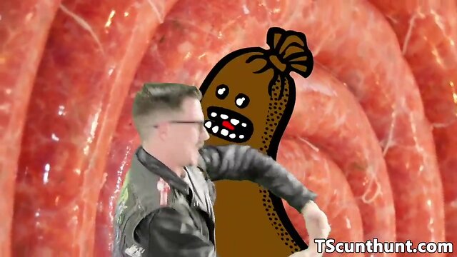 Tgirl gangbang beauties plowing pussy and booty