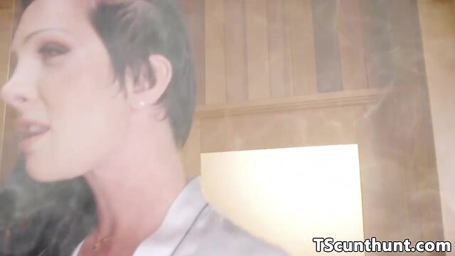 T-Girl sauna goddess pussylicks chubby ginger