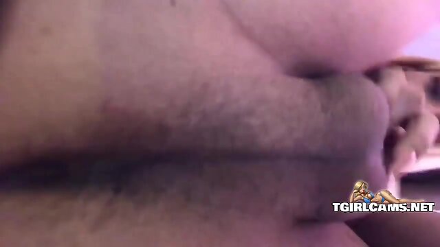 Blond trap bursts from large schlong - tgirlcams.net