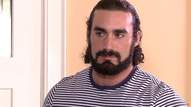 Savannah thorne on a muscular man