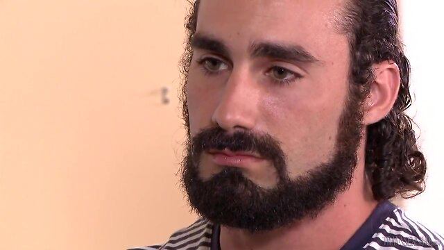 Savannah thorne on a muscular man