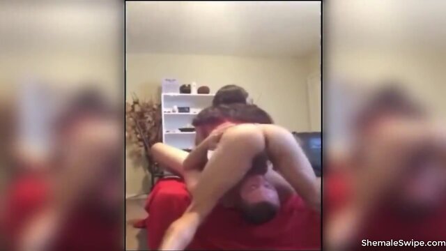 Amateurish tgirls fucking guys collection 9