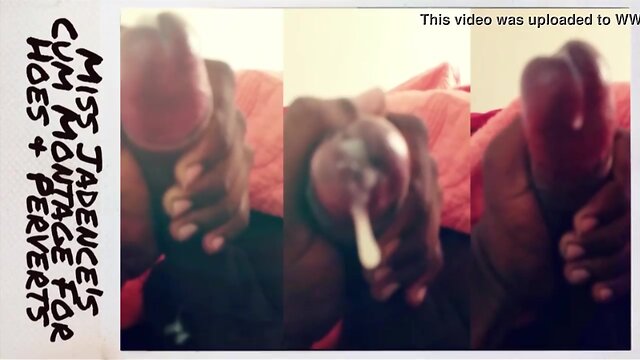 Miss jadence's cum montage featuring wet hard bbc