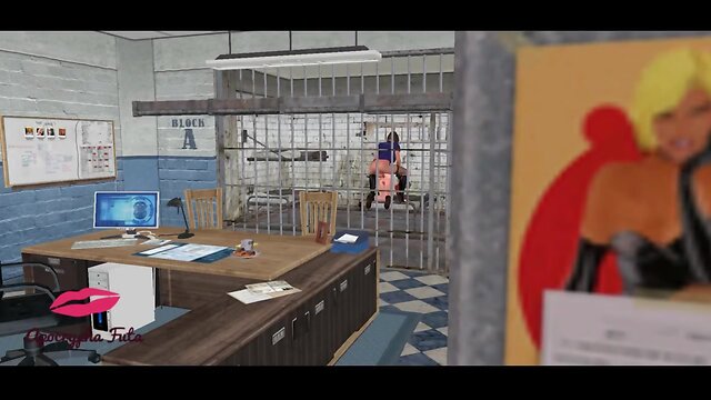 Futa cops fucks guy in jail