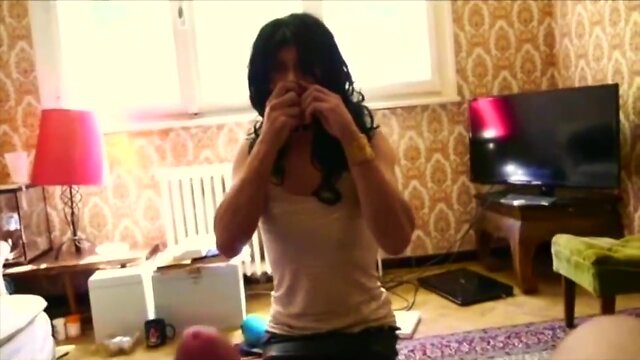 New! amateurish t-girl cum collection -