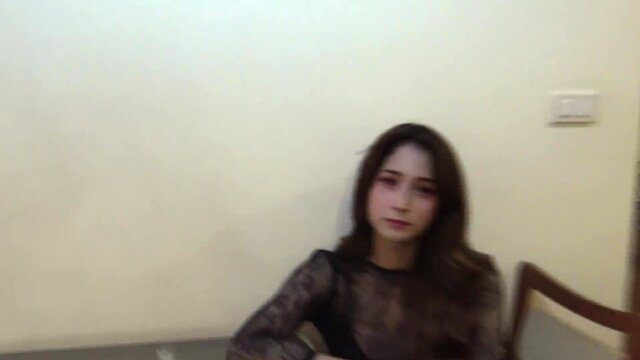 Pretty tgirl in asia