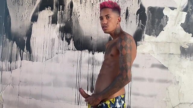 Brinquedo em uma punheta gostosa