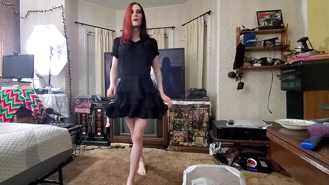 Trans baby fucks, frots, and plays with cum