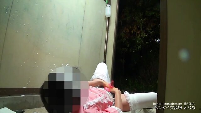 【女装】おしっこ＆牛乳浣腸