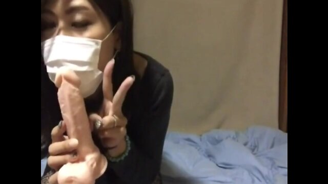 Quarantined chinese transvestite very eroused making some tokens