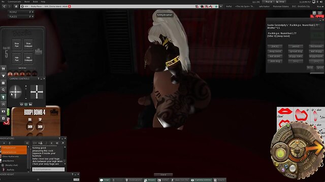 Ebony bimbo futa fucks white bbw futanari