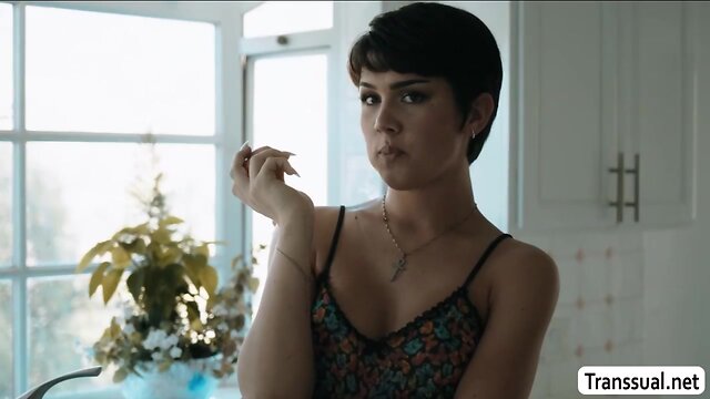 She-Male daisy finally fucks her stepdads bigcock