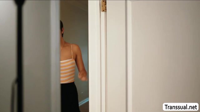 She-Male daisy finally fucks her stepdads bigcock