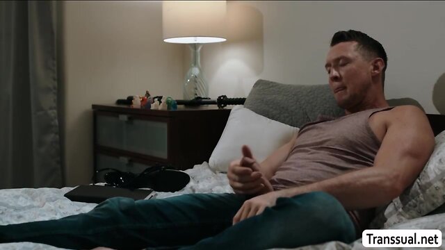 She-Male daisy finally fucks her stepdads bigcock