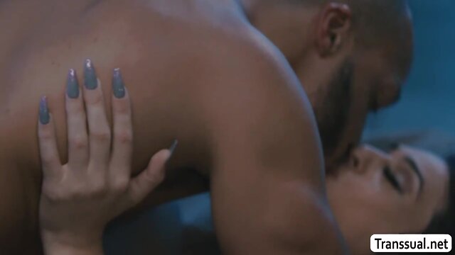 Transsexual khloe kay having sex with her man