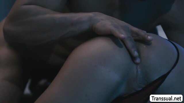 Transsexual khloe kay having sex with her man