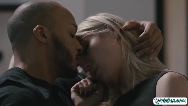 Cute t-girl aubrey kate swallows bbc