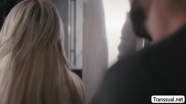 Tgirl aubrey kate fucks her man from behind