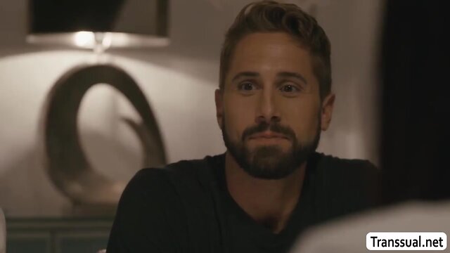 Tgirl aubrey kate fucks her man from behind