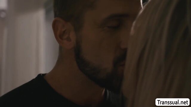 Tgirl aubrey kate fucks her man from behind