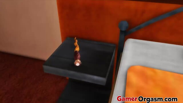 Delicious futanari schoolgirl hard fucking