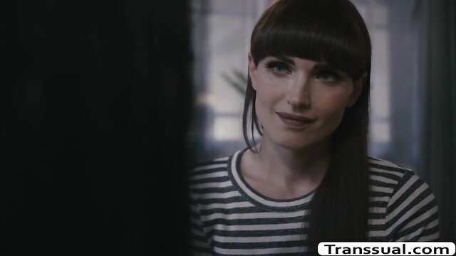 Tranny natalie finally fucks roomate reagan