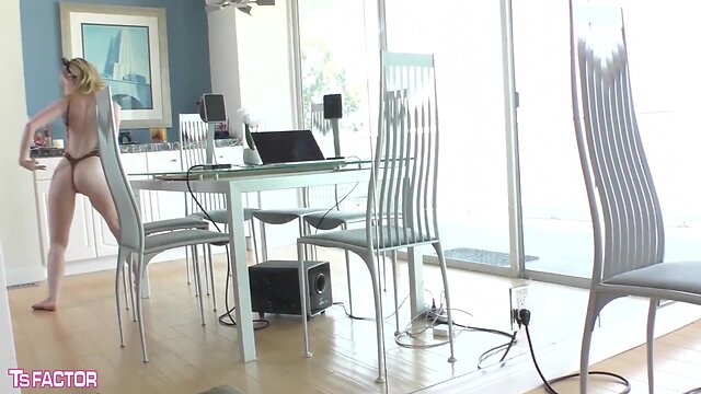 Tsfactor - cis cutie sensually rides ella hollywood's pecker