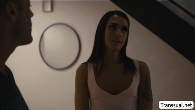 Latino she-male khloe does revenge anal sex